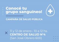 Salud convoca a la comunidad a la campaña de &quot;conoce tu grupo sanguíneo&quot;