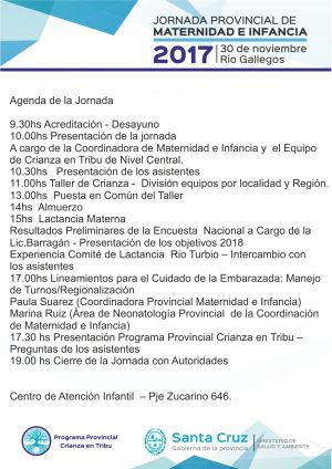 Mañana se realizará la Jornada Provincial sobre Maternidad e Infancia
