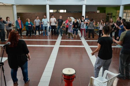 La Semana de la Educación Popular finalizó con un canto colectivo y otras actividades