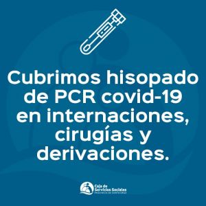 La Caja de Servicios Sociales cubre hisopados por razones médicas