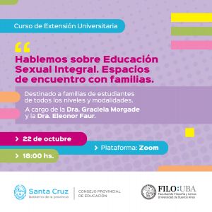 Invitan a participar del Curso de Extensión Universitaria Formato Virtual