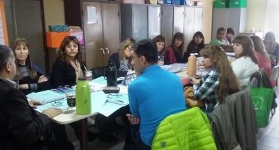 Mesa de trabajo de educación primaria en Zona Norte