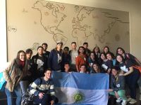 Una santacruceña es la nueva delegada internacional del Parlamento Juvenil del Mercosur