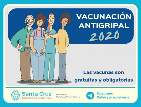Comenzó la campaña Nacional de Vacunación Antigripal 2020