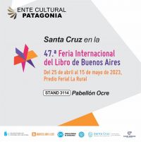 Santa Cruz estará presente en la 47° Feria Internacional del Libro