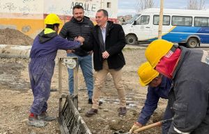 Álvarez recorrió Pico Truncado y Caleta Olivia junto a los intendentes Anabalón y Carrizo