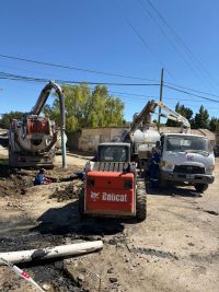 Servicios Públicos realizó trabajos de mantenimiento y mejoras en los servicios de agua y energía en Caleta Olivia