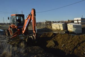 SPSE realiza la extensión de la red de agua en el barrio Santa Cruz
