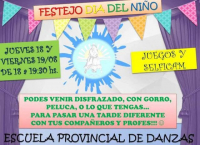 Festejos del Día del Niño y la Niña en la Escuela Provincial de Danzas