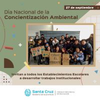 Se realizarán distintas actividades vinculadas al Día Nacional de la Concientización Ambiental