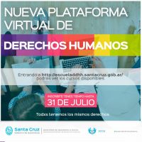 Lanzan la plataforma virtual educativa “Escuela de Derechos Humanos”