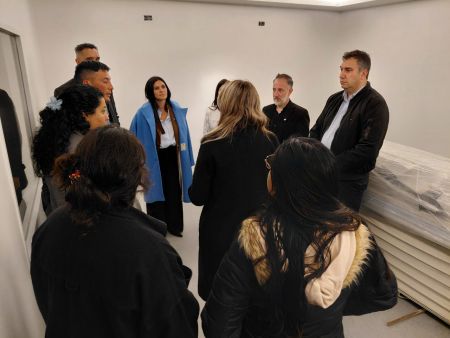 Autoridades Provinciales visitaron la nueva área de tomografía del Hospital de Río Turbio