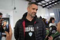 Sebastian Georgion participando de Viva Barrio en Puerto Deseado. 