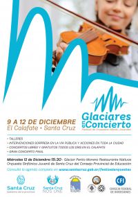 Las Orquestas Infantiles y Juveniles presentan “Glaciares en Concierto”