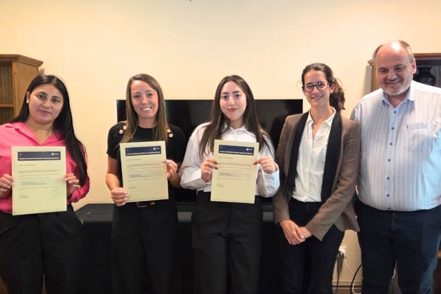 Autoridades del ministerio de la Producción, Comercio e Industria, participaron del espacio de formación. 