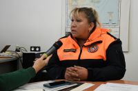 La subsecretaria de Protección Civil y Abordaje Integral de Emergencias y Catástrofes, Sandra Gordillo.