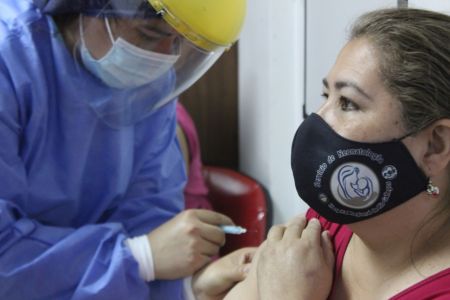 Destacaron la vacunación en el Hospital Regional de Río Gallegos