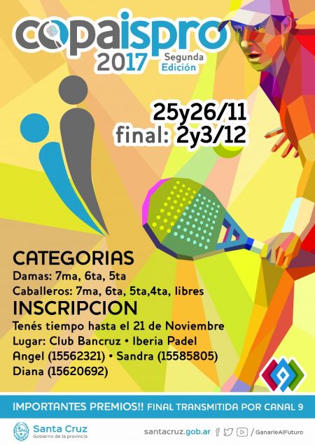 Comienzan las inscripciones para la copa I.S.Pro.