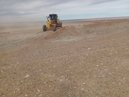 Vialidad Provincial llevó a cabo tareas de mantenimiento en rutas nacionales 288,40 y 37 