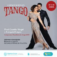Campeones mundiales de tango vendrán a la capital santacruceña