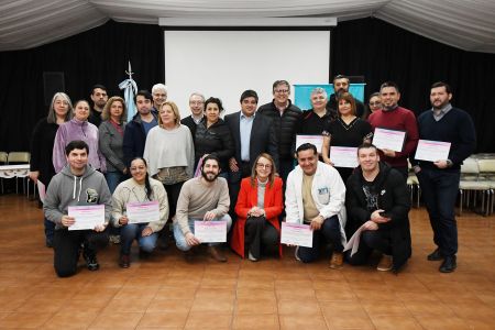 Alicia acompañó el cierre del curso de formación en ecografía a profesionales de la salud