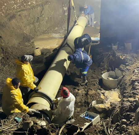 Servicios Públicos trabaja para restablecer el agua en El Calafate