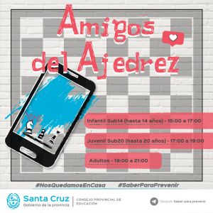 “Amigos del Ajedrez”: A partir del sábado 9 de Mayo se abrirán nuevos espacios para disfrutar del juego