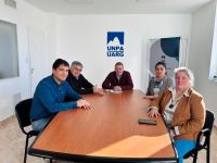 El presidente del CAP, Hugo Garay, llevó adelante una reunión con autoridades de la UNPA