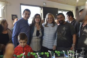 Alicia inauguró red de gas para el Barrio Santa Cruz