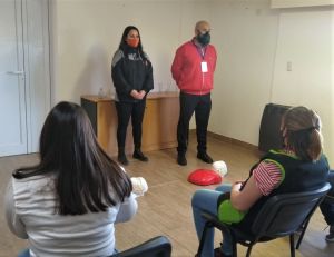Personal del Ministerio de Seguridad fue capacitado en RCP y obstrucción de Vía Aérea