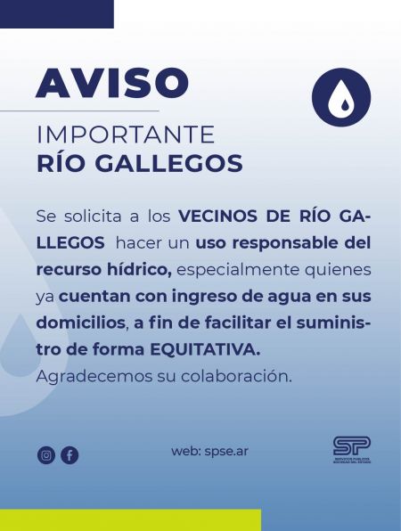 Disminución en la presión de agua en distintos barrios
