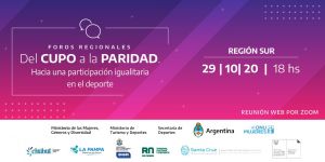 Convocan a participar del Foro Regional “Del Cupo a la Paridad”