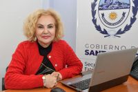 La secretaria de Estado de Culto, Mónica Pereyra.
