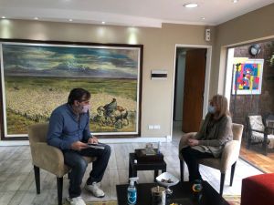 Alicia se reunió con representante del Municipio de Pico Truncado