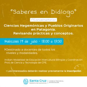 Educación realizará el Conversatorio “Saberes en Diálogo” para docentes de todos los niveles educativos