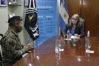 Alicia recibió al nuevo comandante de la XI Brigada Mecanizada