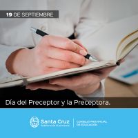 Efeméride: Día del Preceptor y la Preceptora