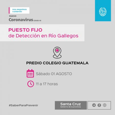 Puesto Fijo de Detección Predio Colegio Guatemala en Río Gallegos