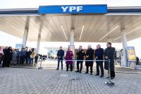 Pablo González, presidente de YPF se dirigió a los presentes.. 