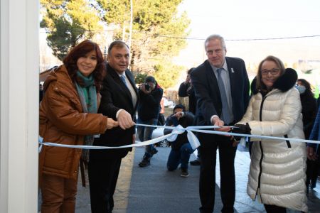 Alicia acompañó a la comunidad de El Calafate en la inauguración del Cine Municipal