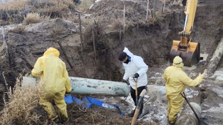 Puerto San Julián: Servicios Públicos finalizó la reparación del acueducto