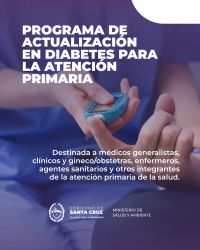 Salud impulsa un programa de actualización en diabetes para fortalecer la atención primaria