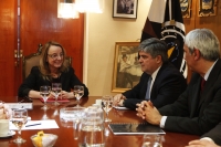 Alicia Kirchner se reunió con el Presidente de YPF