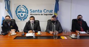 Santa Cruz estuvo presente en la Mesa Federal de Bienestar Policial