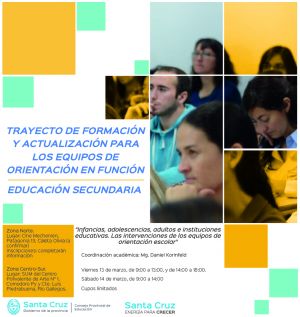 Comienza la capacitación de formación y actualización para equipos de orientación