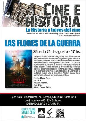 Continúan las proyecciones del ciclo “Cine e Historia” en el Complejo Cultural