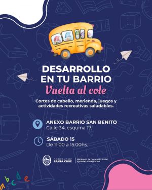 &quot;Desarrollo en tu barrio&quot; llega al Barrio San Benito de Río Gallegos