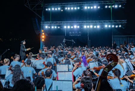 Se realizó una gran presentación de la Escuela de Música Re Si en el Festival Federal de Orquestas Infantiles y Juveniles