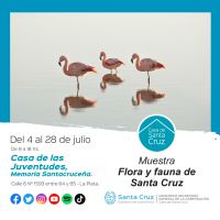 La Casa de Las Juventudes inaugura la muestra “Flora y fauna de Santa Cruz”