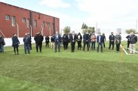 Fortalecimiento del Deporte: Inauguraron la cancha de e césped sintético del Club Independiente PSJ